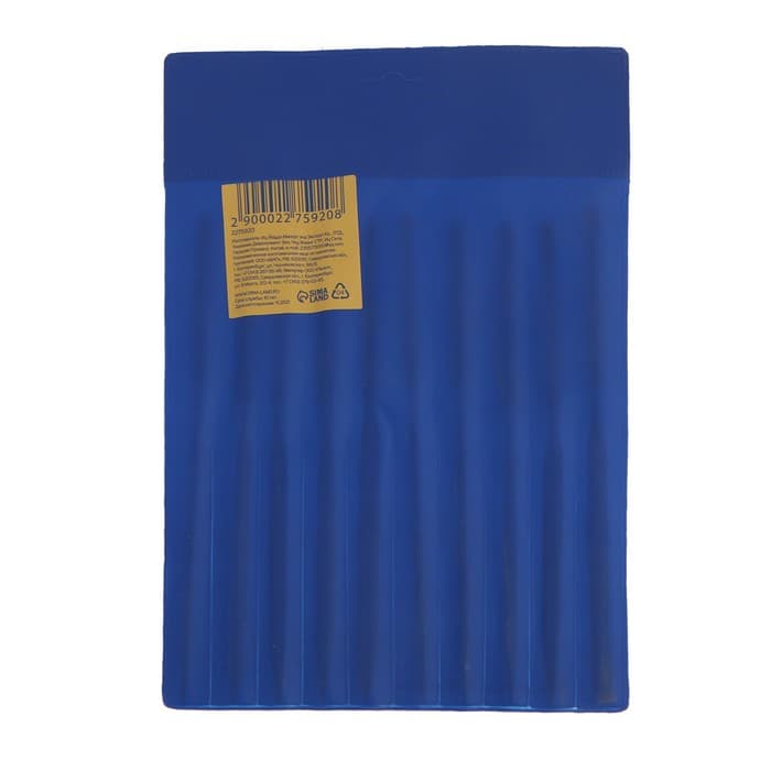 Набор надфилей алмазных ТУНДРА, обрезиненные рукоятки, 50×140×3 мм, 10 шт.