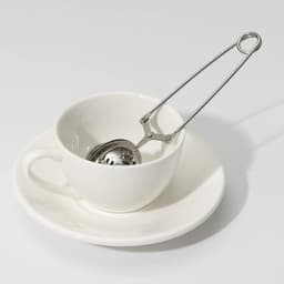 Ситечко для чая Доляна «Мята», 16.5 см, нержавеющая сталь, серебристое