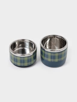 Ланч бокс TAKE IT EASY «Аланхе», 1.08 л, 2 уровня, нержавеющая сталь, синий