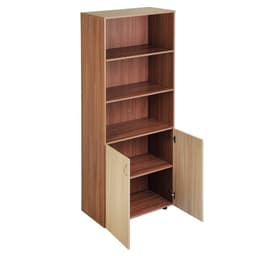 Шкаф двухдверный для документов «Клик Мебель. Герда», 800×420×1900 мм, цвет ясень шимо светлый/тёмный