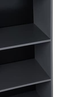Шкаф открытый для документов «Клик Мебель. Герда», 800×404×1880 мм, цвет графит