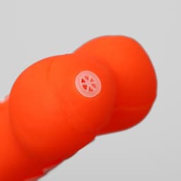 Игрушка для собак «Кость», 14 см, резиновая, с ручкой из каната, до 37 см, цвет МИКС