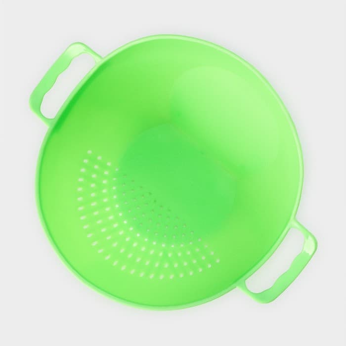 Дуршлаг кухонный Доляна «Сердце», d=20 см, с ручками, МИКС