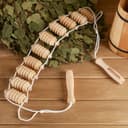 Массажёр - лента, зубчатый, деревянный, универсальный, 10 звеньев