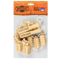 Массажёр - лента, деревянный, универсальный, 10 звеньев