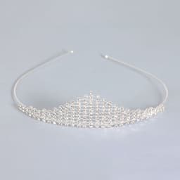 Диадема для волос «Россыпь», корона, 3.5 см, серебро