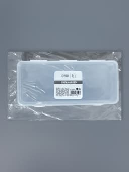 Бокс для хранения, с крышкой, 24×11×6.3 см, прозрачный