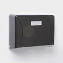 Диспенсер для бумажных полотенец в листах, пластиковый, чёрный