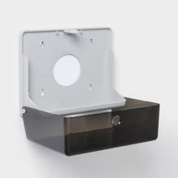 Диспенсер для бумажных полотенец в листах, пластиковый, чёрный