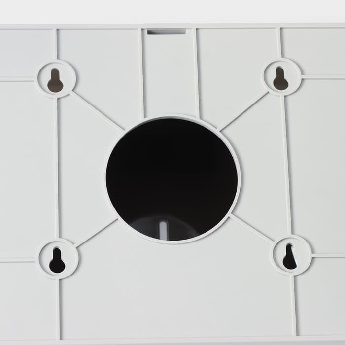 Диспенсер для бумажных полотенец в листах, пластиковый, чёрный