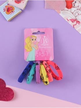 Резинки для волос Выбражулька «Спорт», набор 6 шт., мордашки