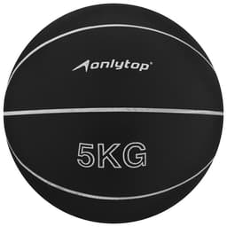 Медицинбол ONLYTOP, 5 кг, чёрный