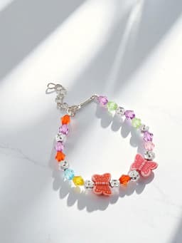 Браслет детский «Выбражулька. Две бабочки», d=6 см, МИКС