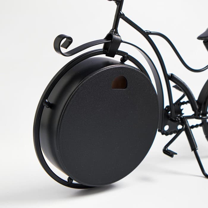 Часы настольные фигурные «Велосипед ретро», плавный ход, циферблат d=11 см, 23×33 см, от батарейки 1×АА