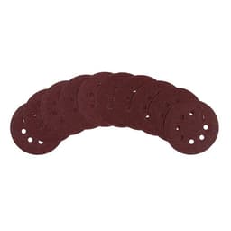 Круг абразивный шлифовальный под «липучку» ТУНДРА, перфорированный, 125 мм, Р40, 10 шт.