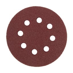 Круг абразивный шлифовальный под «липучку» ТУНДРА, перфорированный, 125 мм, Р40, 10 шт.