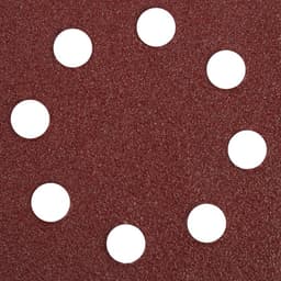 Круг абразивный шлифовальный под «липучку» ТУНДРА, перфорированный, 125 мм, Р40, 10 шт.