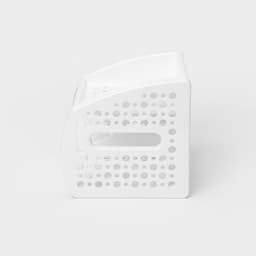 Этажерка кухонная настольная 2-х секционная Альтернатива, пластик, 25×21×20 см, белая