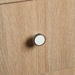 Ручка-кнопка ТУНДРА РК101, цвет хром с белой вставкой