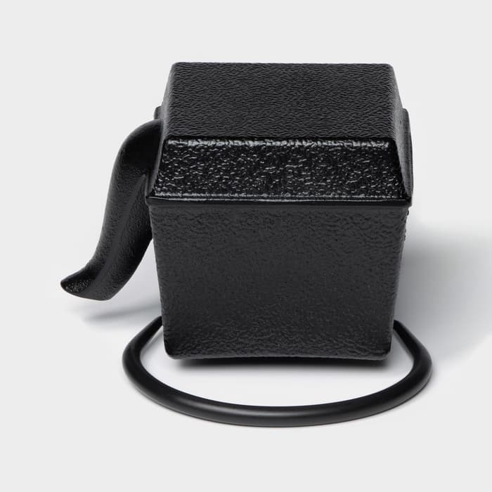 Чайник Доляна «Бокей. Этно», 700 мл, с ситом, с эмалированным покрытием, индукция, чугун, чёрный