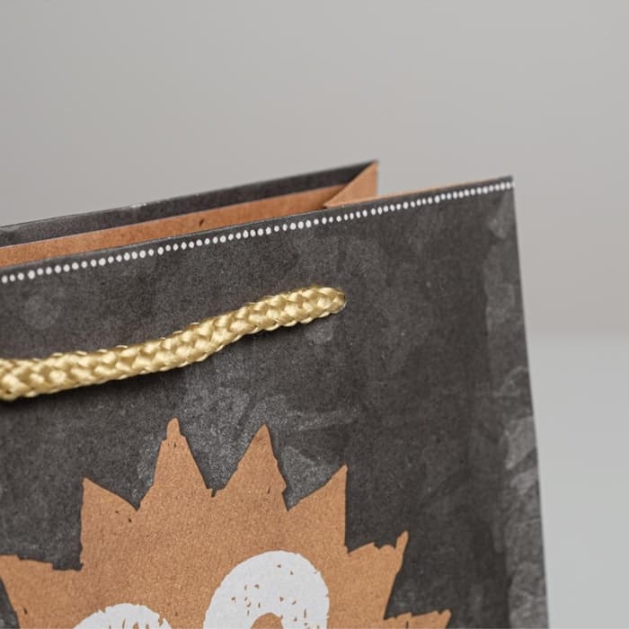 Пакет подарочный крафтовый, упаковка, «С 23 февраля», MS 18×23×8 см