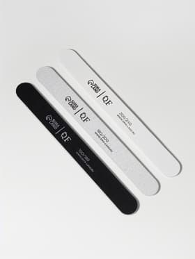 Набор пилок для ногтей, прямых, 100/180, 180/200, 200/240 грит, 18 см, 3 шт.