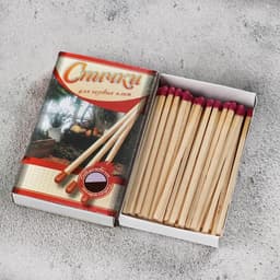 Спички для газовых плит наполнением 40 шт., цвет МИКС