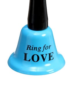 Колокольчик металлический, звонок настольный Ring for a love, 5×5×12.5 см, МИКС