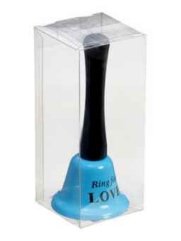 Колокольчик металлический, звонок настольный Ring for a love, 5×5×12.5 см, МИКС