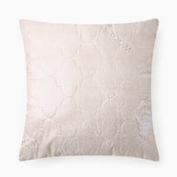 Подушка стёганная 70×70 см, овечья шерсть, ткань глосс-сатин, пэ100%