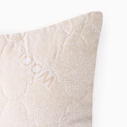 Подушка стёганная 70×70 см, овечья шерсть, ткань глосс-сатин, пэ100%