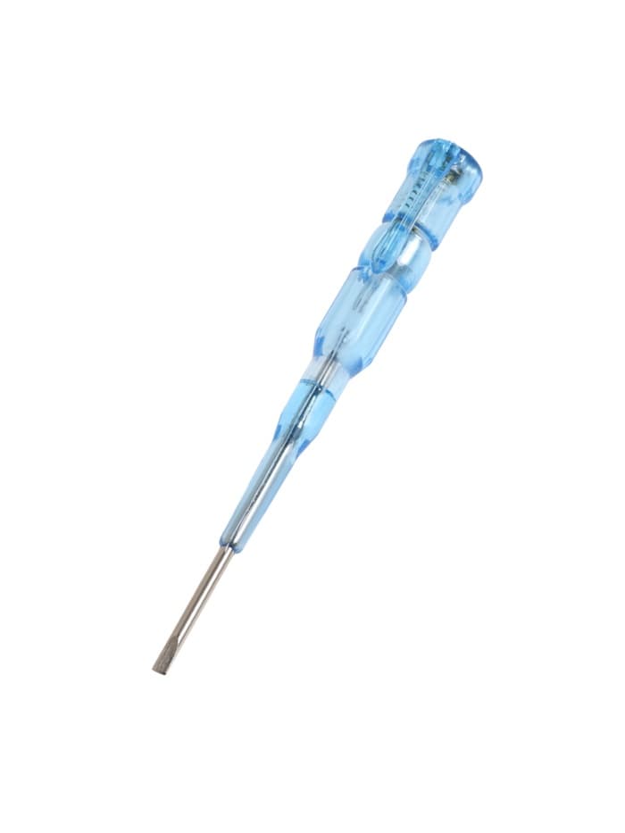 Отвертка индикаторная ЛОМ, пластиковая рукоятка, 120 мм