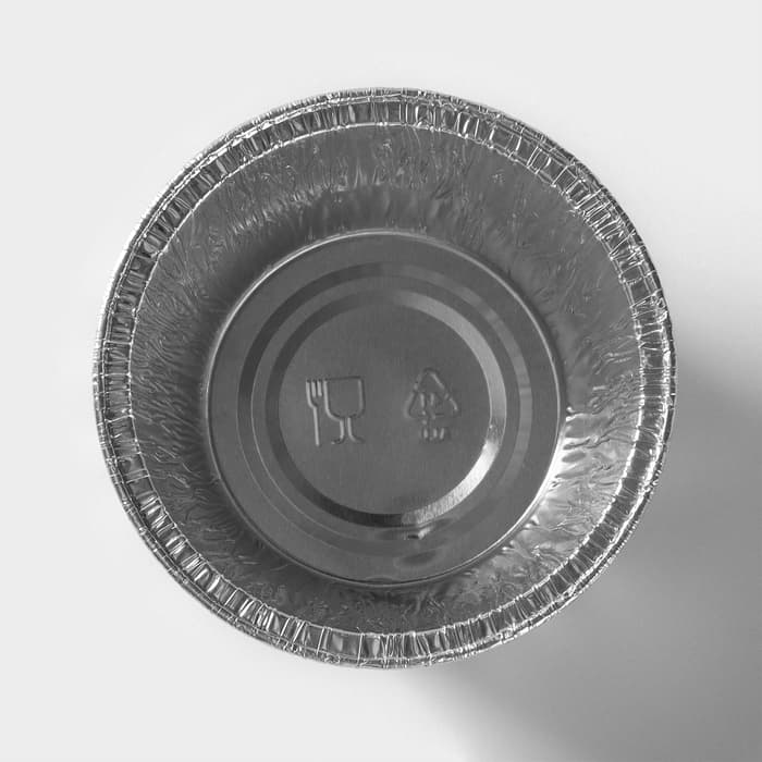 Форма для выпечки и запекания Доляна, фольга, 135 мл, 8.5×4 см, серебристая