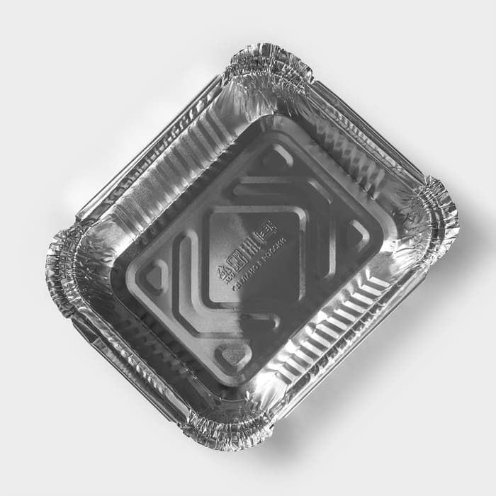 Форма из фольги для выпечки и запекания Доляна, 430 мл, 14×11.5×4.5 см