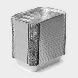 Форма из фольги для выпечки и запекания Доляна, 960 мл, 21.8×15.5×4 см