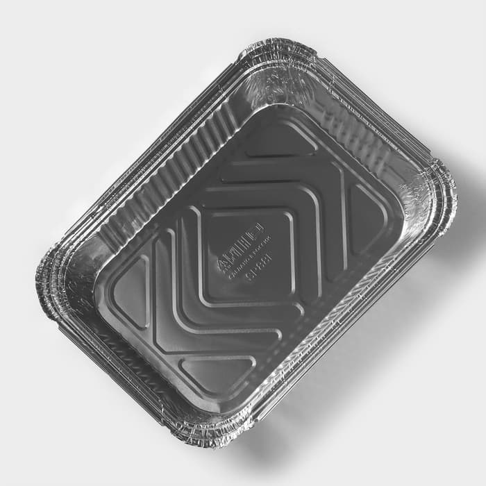 Форма из фольги для выпечки и запекания Доляна, 2 л, 25×18×6.5 см