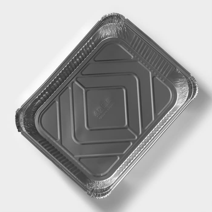 Форма из фольги для выпечки и запекания Доляна, 3.1 л, 32×25.5×6.3 см