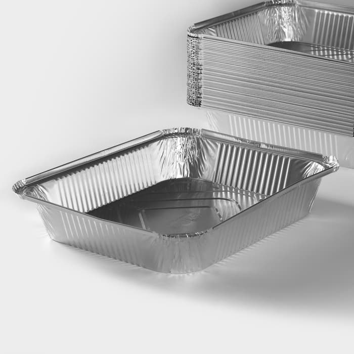 Форма из фольги для выпечки и запекания Доляна, 3.1 л, 32×25.5×6.3 см