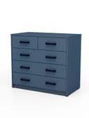 Комод для хранения «Клик Мебель», 5 выдвижных ящиков, 900×480×800 мм, цвет тёмно - серый