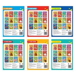 Книги - аппликации «Первые аппликации», набор 6 шт. по 20 стр.