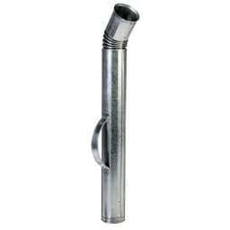 Труба для самовара, d=68 мм, оцинкованная сталь, Добропаровъ