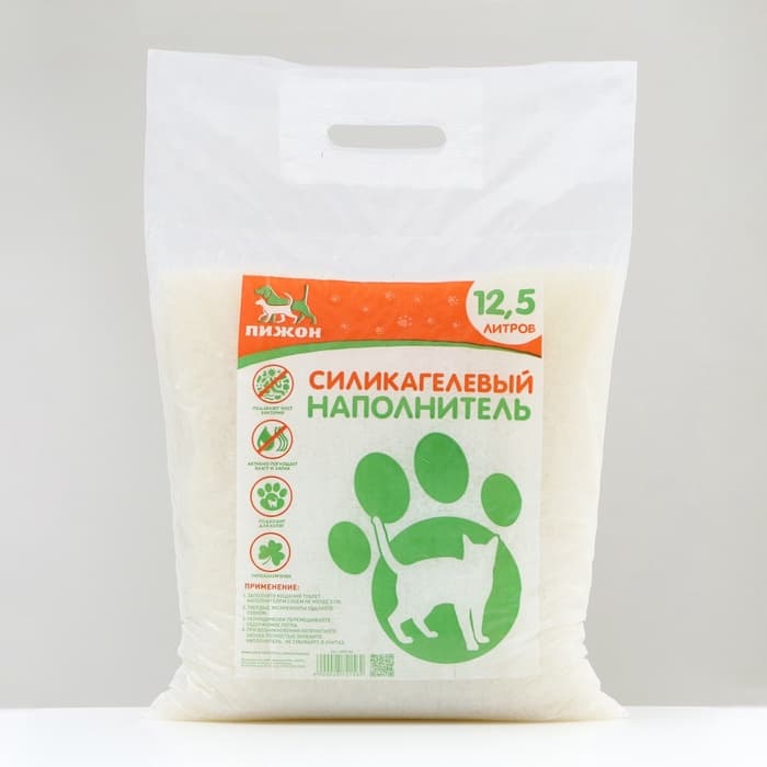 Наполнитель силикагелевый «Пижон», 12.5 л