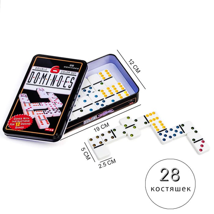 Домино классическое «Тамарон», 28 шт.