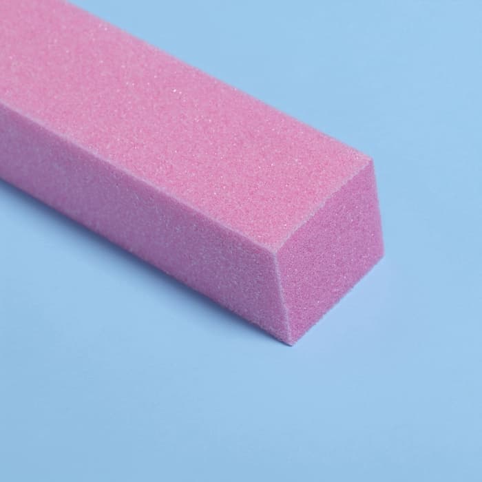 Баф наждачный для ногтей, четырёхсторонний, 9×2.5×2.5 см, МИКС