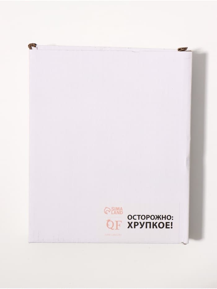 Зеркало настольное, двустороннее с увеличением 14×17 см, d=10 см, золотое