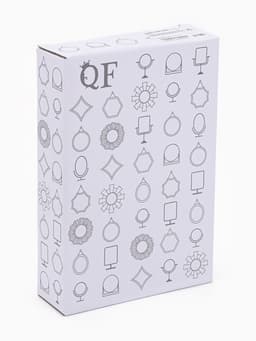 Зеркало декоративное, с увеличением х2, двустороннее, 13.8×17 см, (d=10 см), цвет золотой