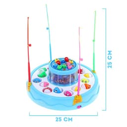 Рыбалка «Подводный мир», двухъярусная, 26 рыбок, 4 удочки, световые и звуковые эффекты, МИКС