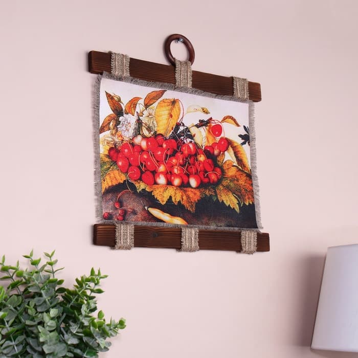 Свиток настенный «Черешня», панно