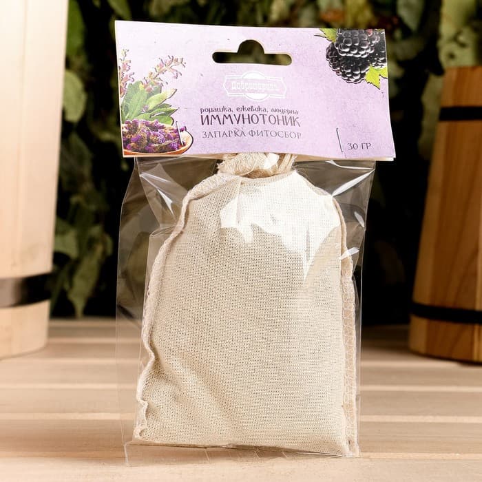 Запарка фитосбор «Иммунотоник», ромашка, ежевика, люцерна, 30 г