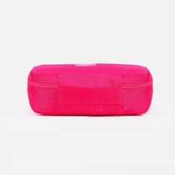 Косметичка - органайзер дорожная на молнии, с карманами, малиновая